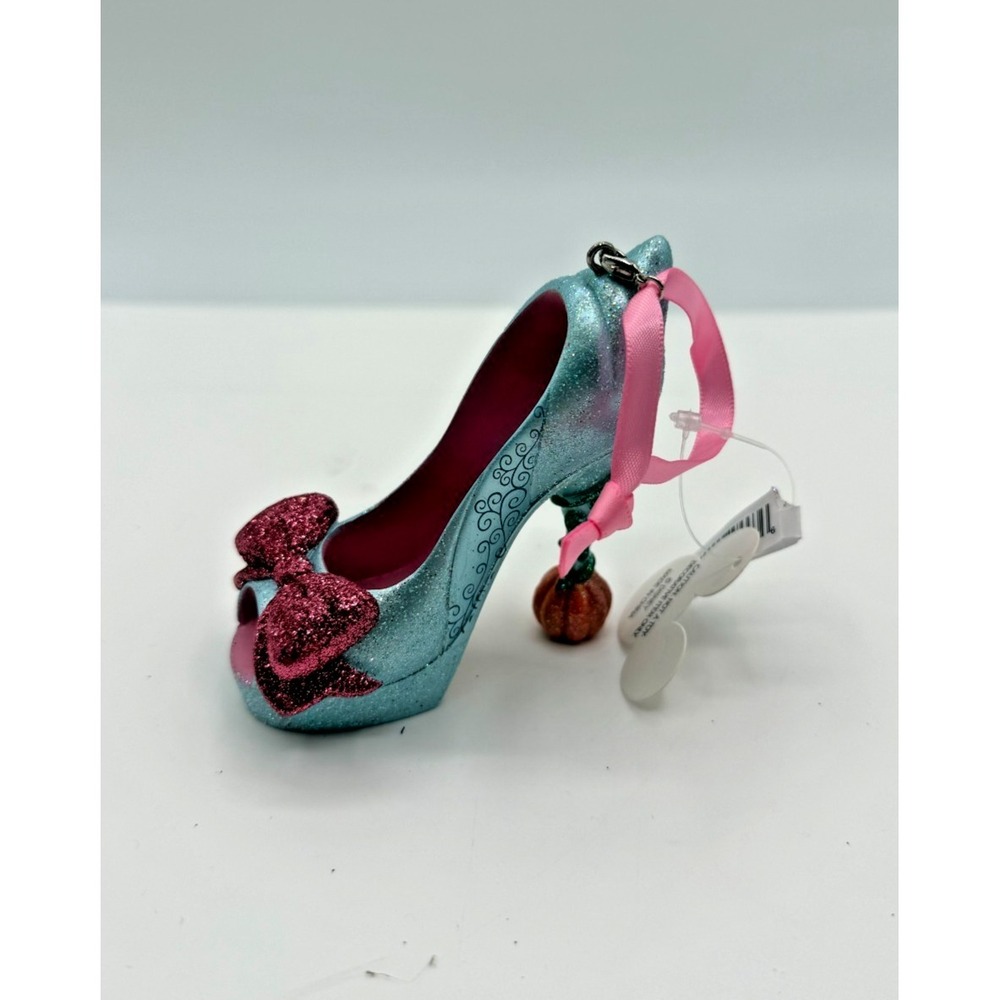 Disney Parks Cinderella Fairy Godmother Ornament Runway Glass Slipper Retired